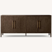 Restoration Hardware Dark Brown French Contemporary Sideboard