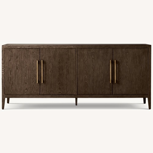 Used Restoration Hardware Dark Brown French Contemporary Sideboard for sale on AptDeco