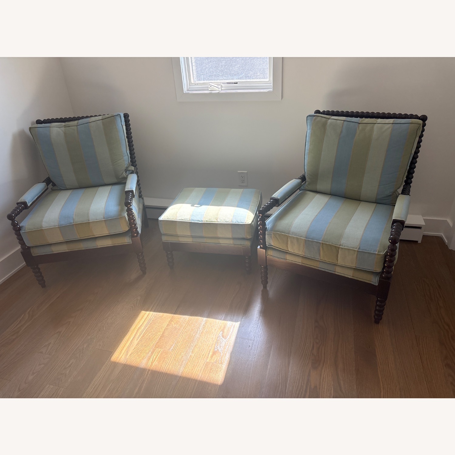 Serena & Lily Beckett Chair Set With Ottoman - image-1