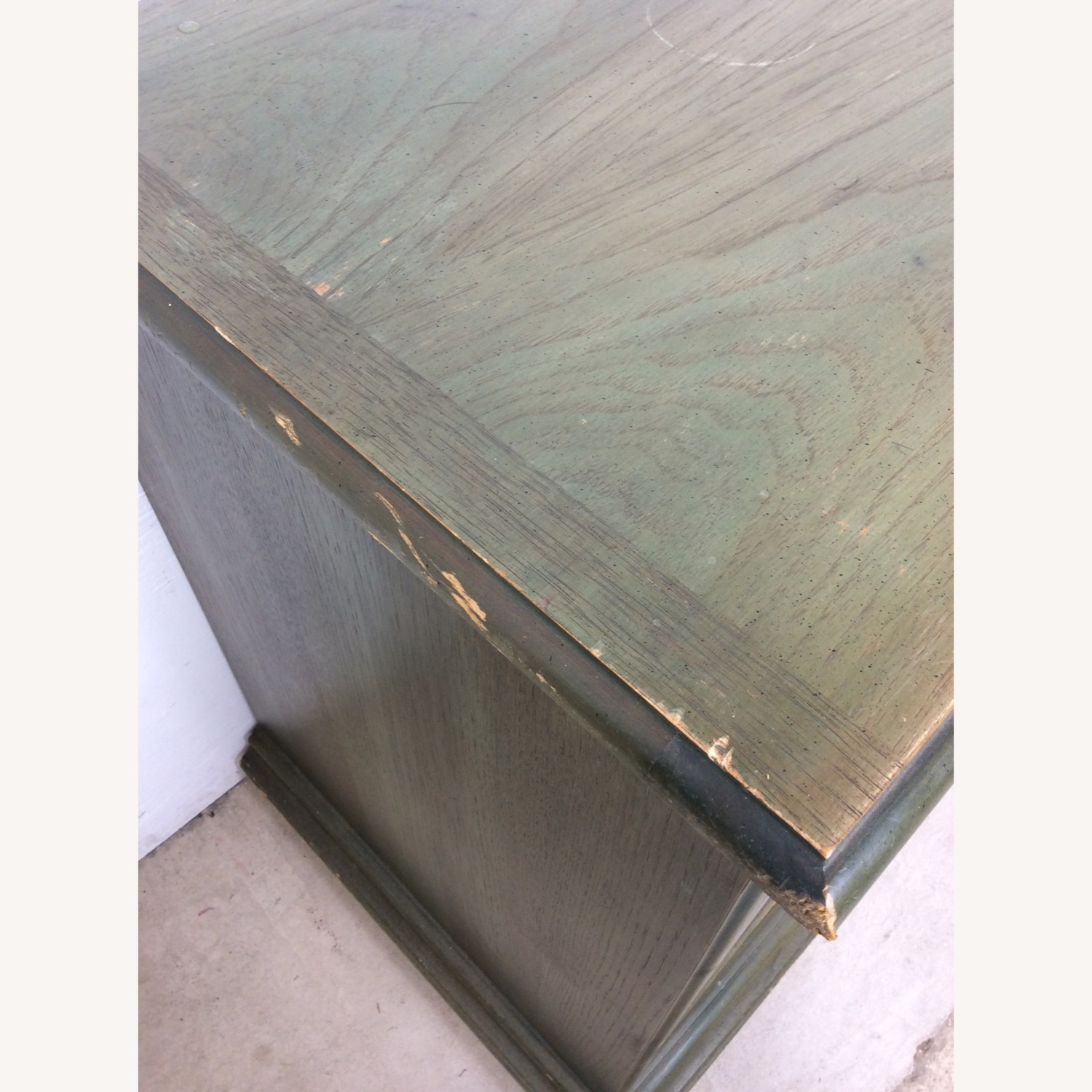 Mid Century Jade Credenza with Brass Hardware - image-16