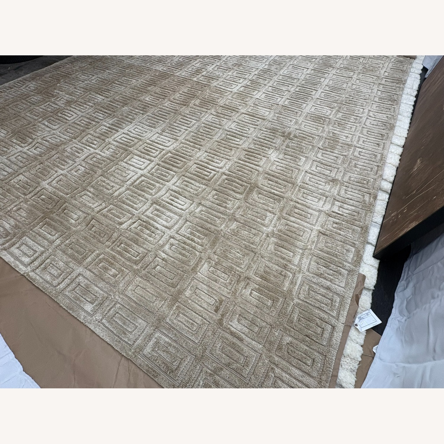 Restoration Hardware Rajouri Silk & Wool Rug – 12' × 15' Wheat - image-25