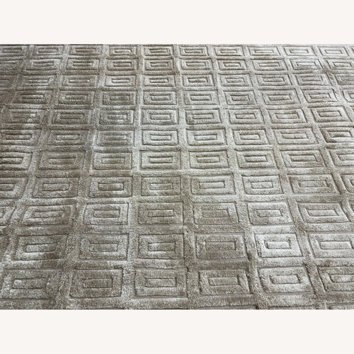Used Restoration Hardware Rajouri Silk & Wool Rug – 12' × 15' Wheat for sale on AptDeco