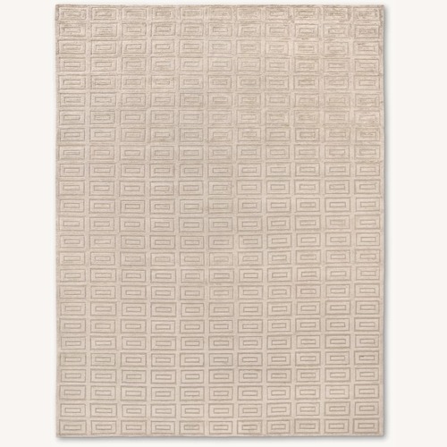 Used Restoration Hardware Rajouri Silk & Wool Rug – 12' × 15' Wheat for sale on AptDeco