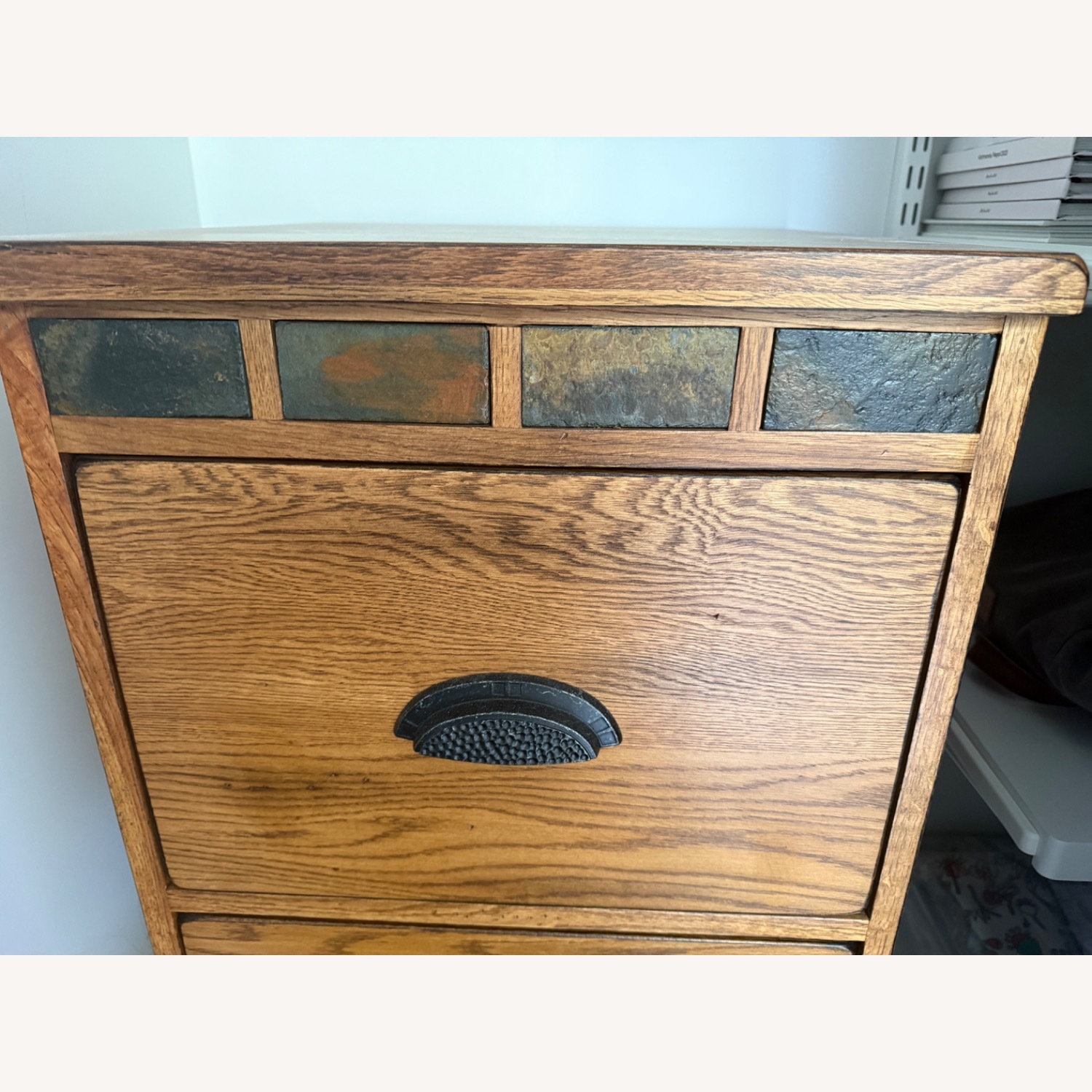 West Elm Dark Brown Wood Sideboard - image-3