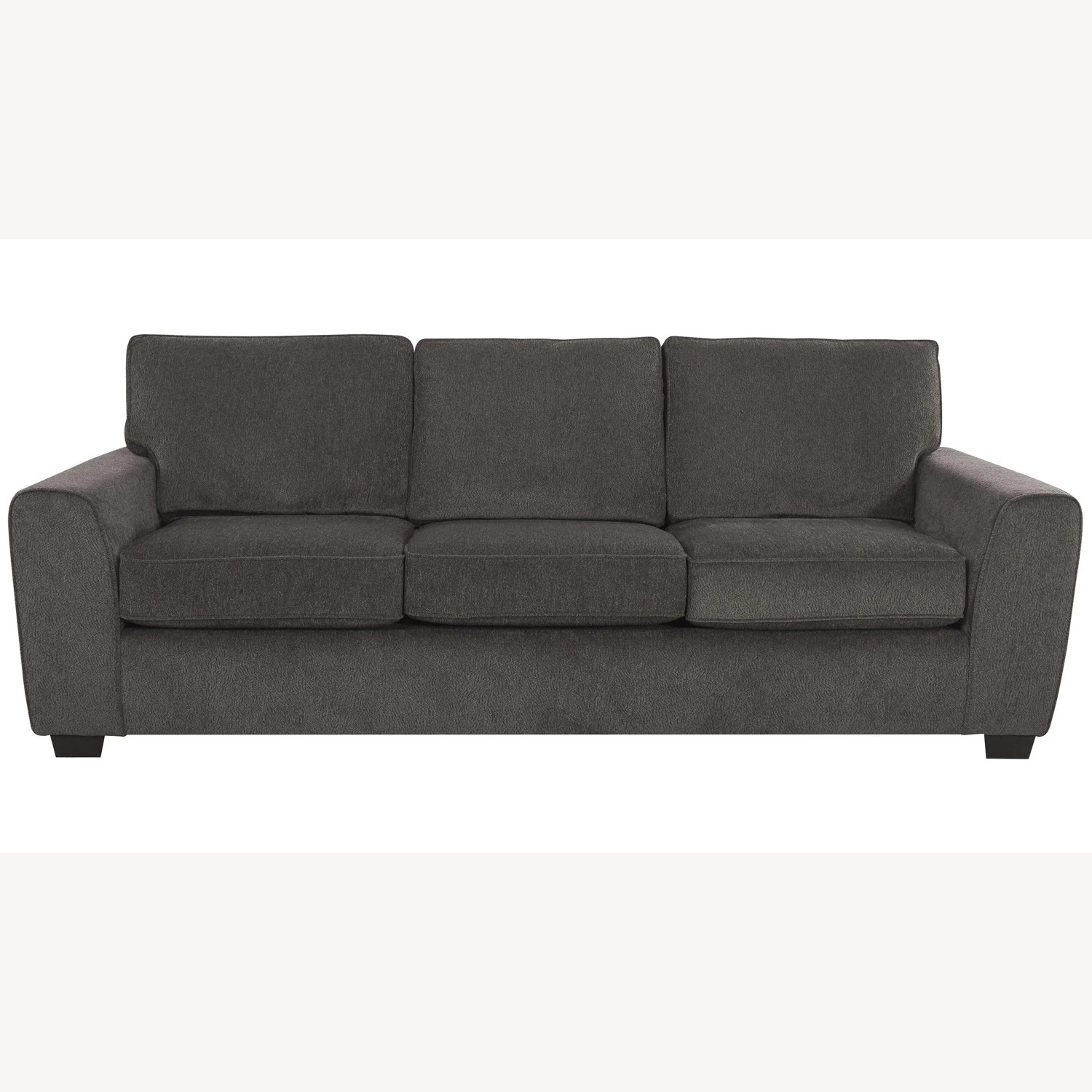 Blue Fabric Sleeper Sofa - image-4