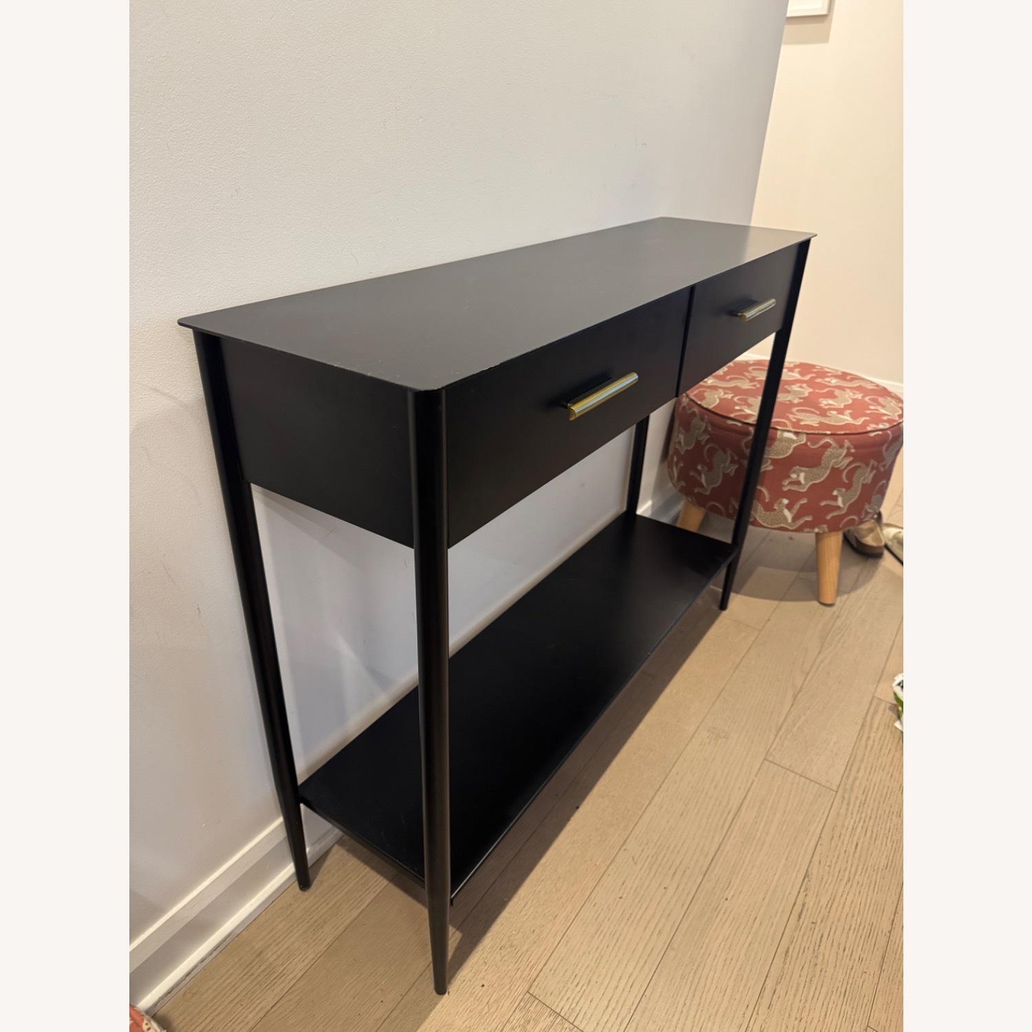 West Elm Black Metalwork Console - image-3