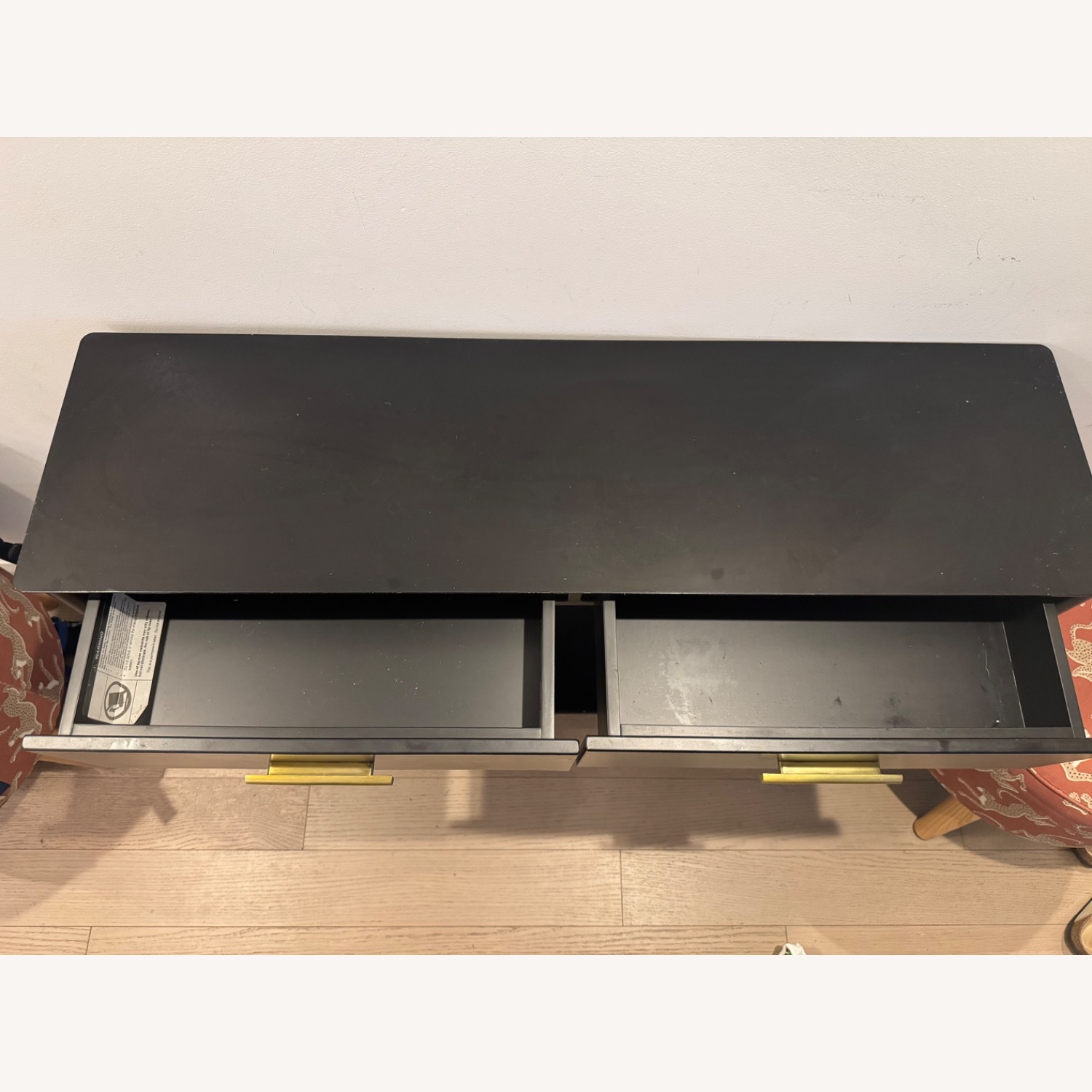 West Elm Black Metalwork Console - image-6