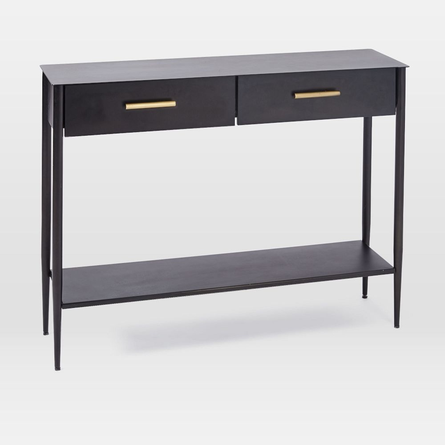 West Elm Black Metalwork Console - image-7