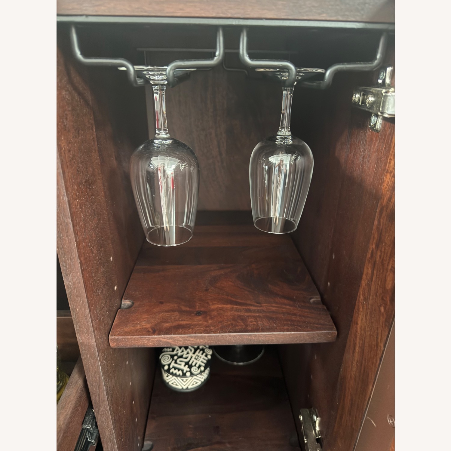 Crate & Barrel Monaco Bar Cabinet - image-3