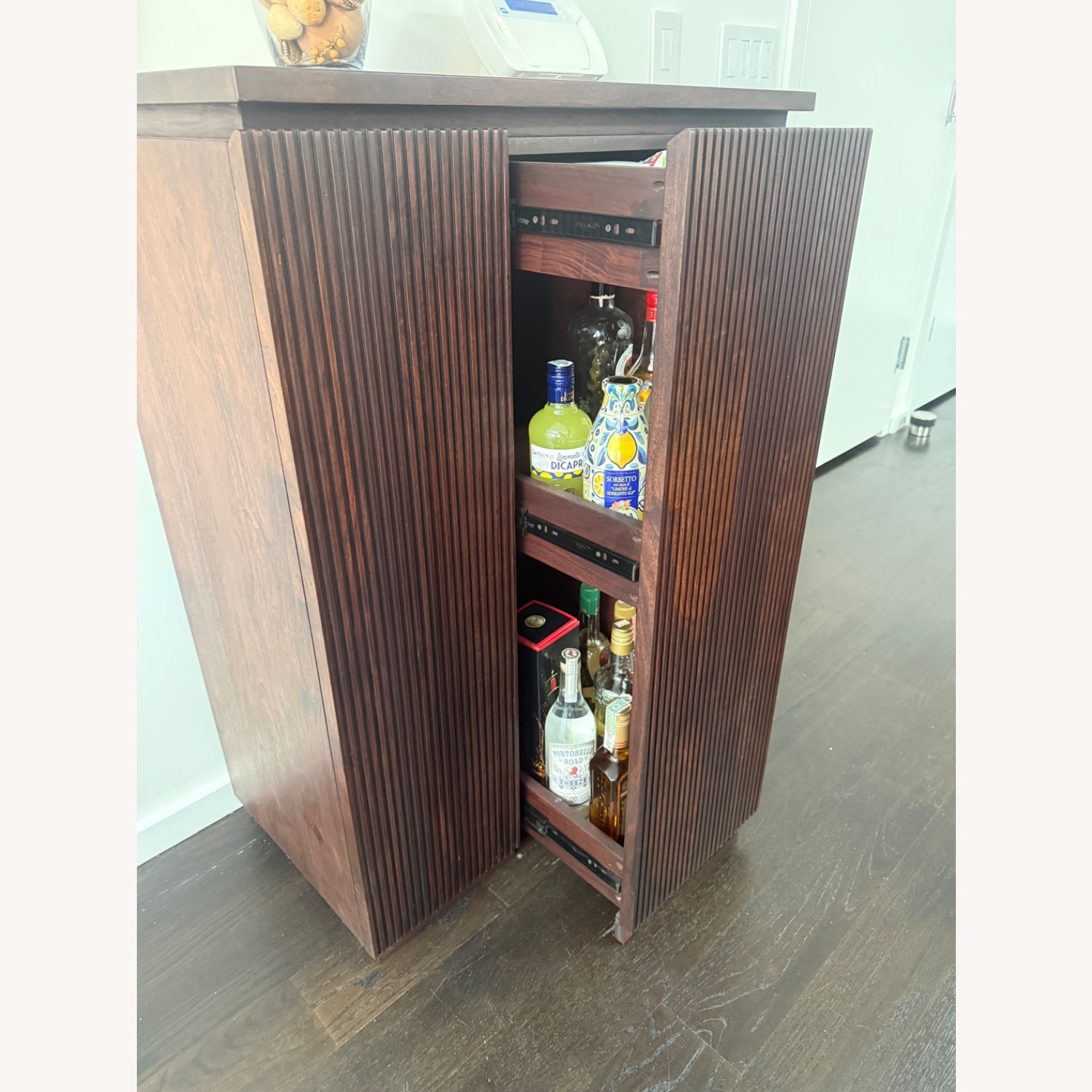 Crate & Barrel Monaco Bar Cabinet - image-5
