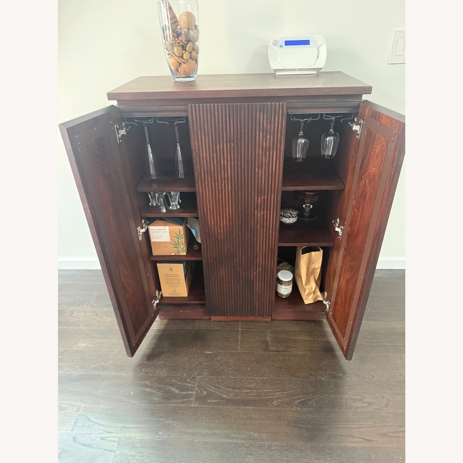 Crate & Barrel Monaco Bar Cabinet - image-2
