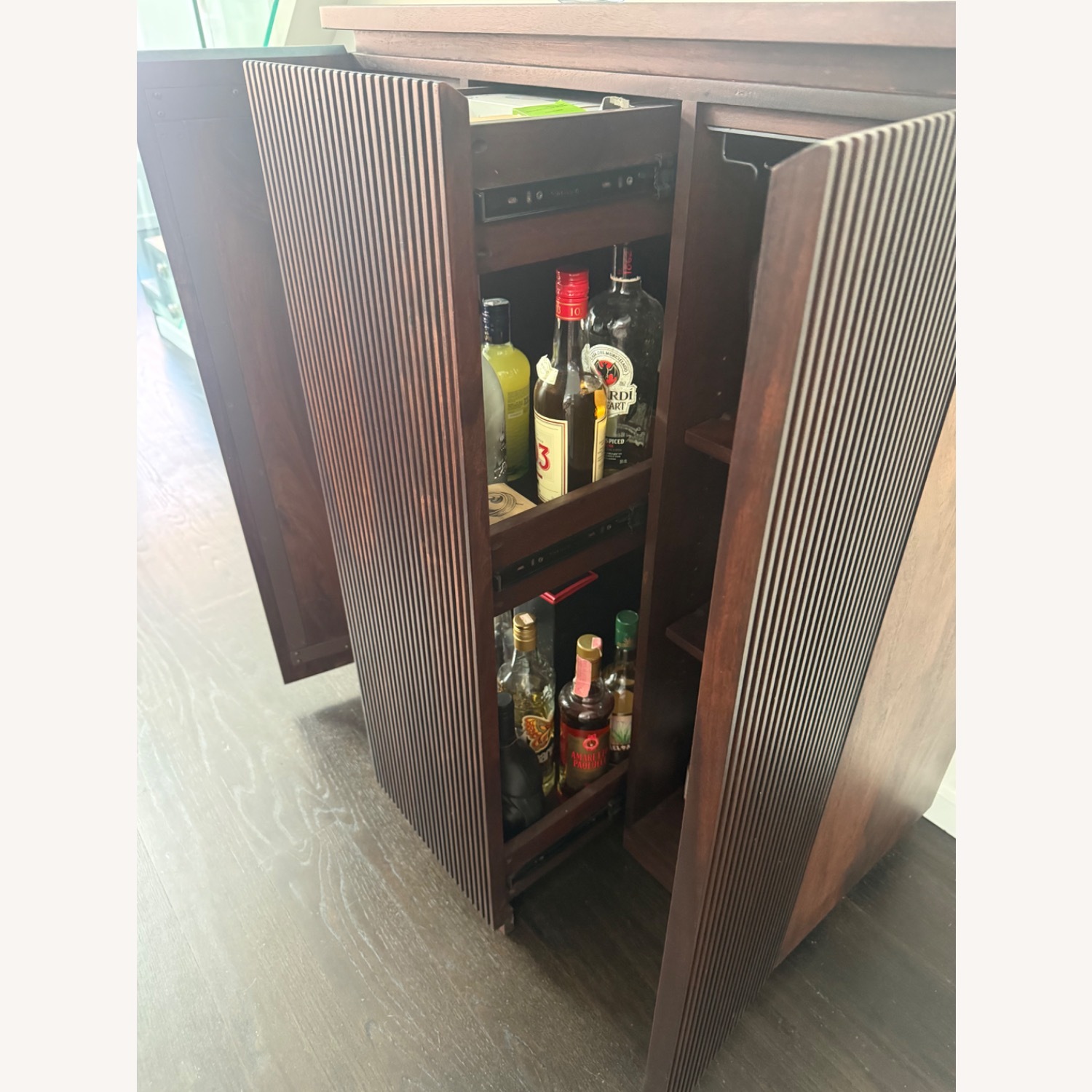 Crate & Barrel Monaco Bar Cabinet - image-4