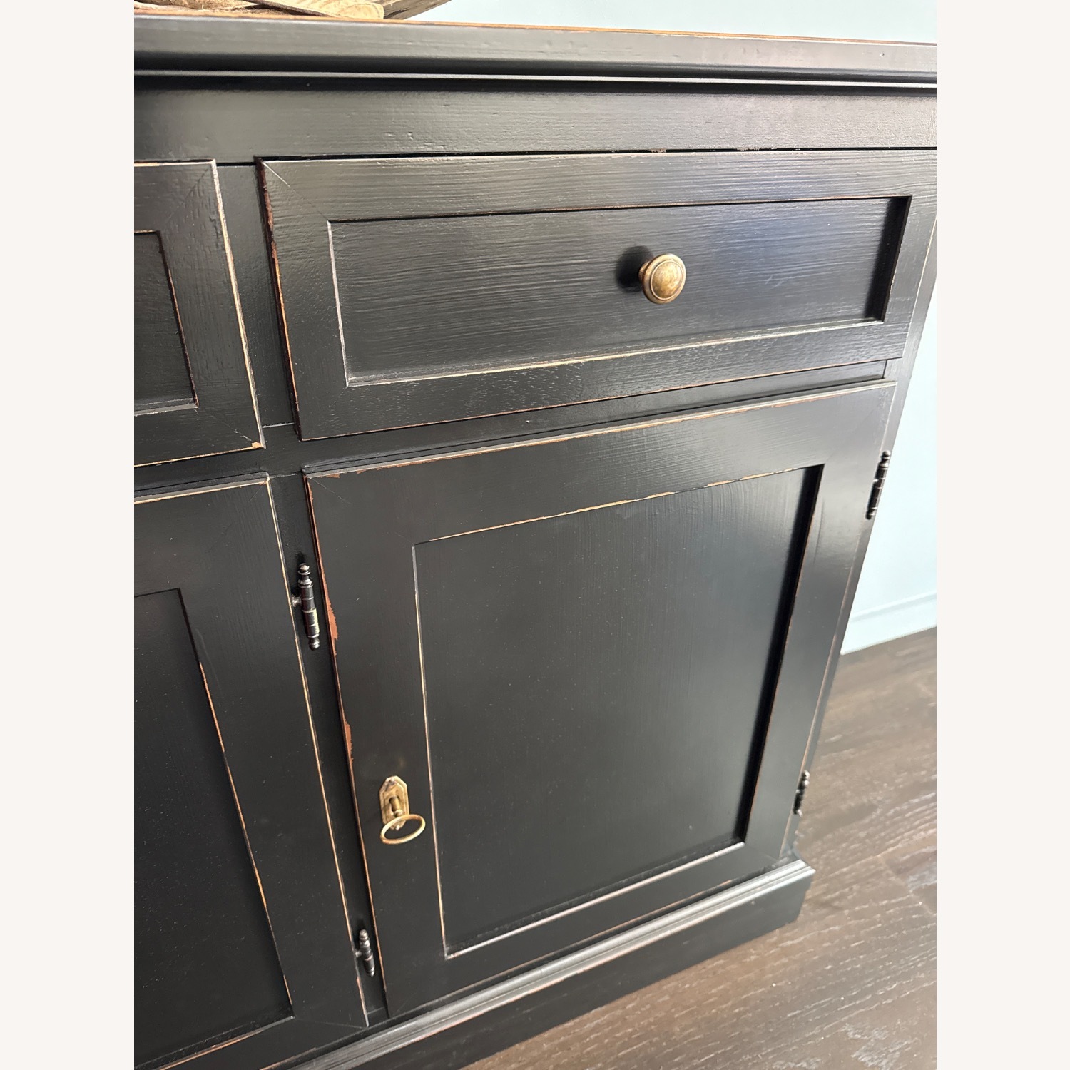 West Elm Black Wood Sideboard - image-4