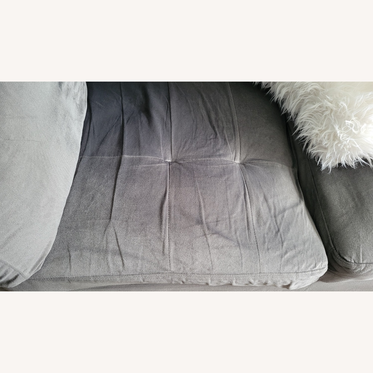 Mackenzie Gray Sectional With Pillows - image-6