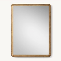 Restoration Hardware Salon Gold Glass Wall Mirror