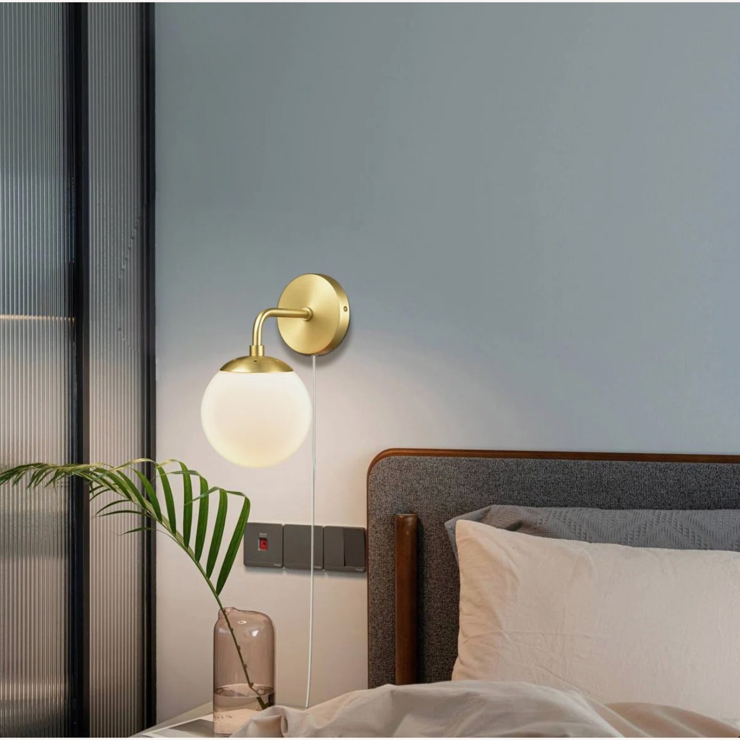 Gold Wall Sconce - image-2