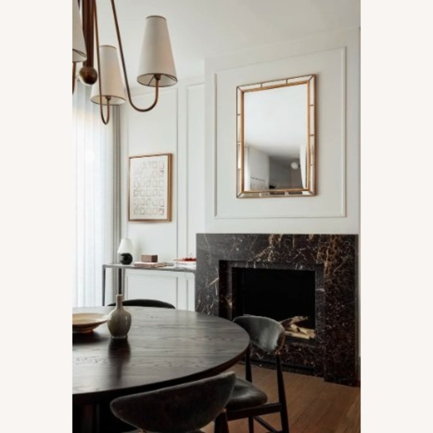 Kathy Kuo Home Plaza Classic Beveled Mirror - image-5