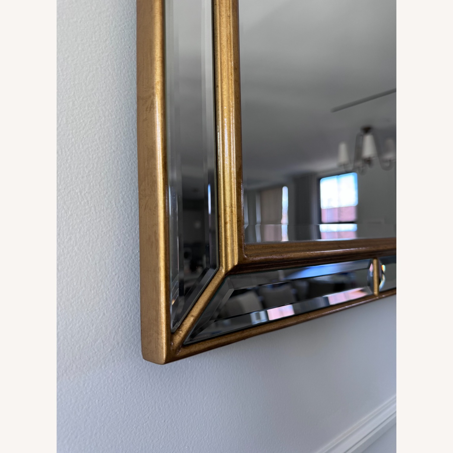 Kathy Kuo Home Plaza Classic Beveled Mirror - image-3