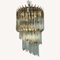 Michael Amini Spiral Flush Mounted Sconce