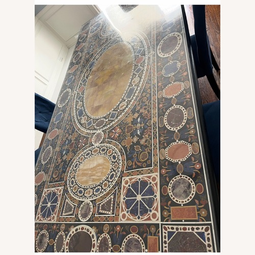 Used  Pietra Dura Marble Inlay Dining Table  for sale on AptDeco