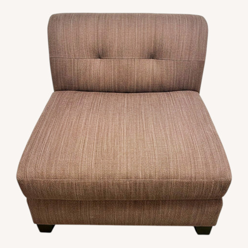 Used Dark Brown Fabric Accent Chair for sale on AptDeco