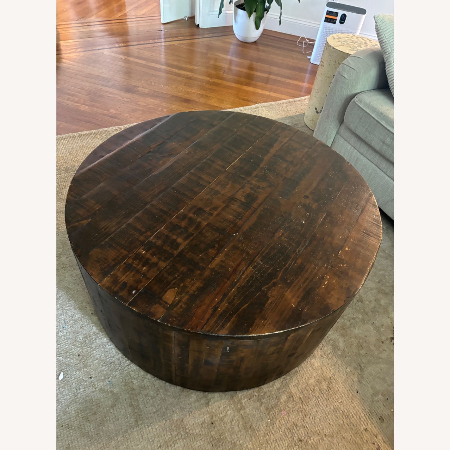 Dark Brown Coffee Table - image-1