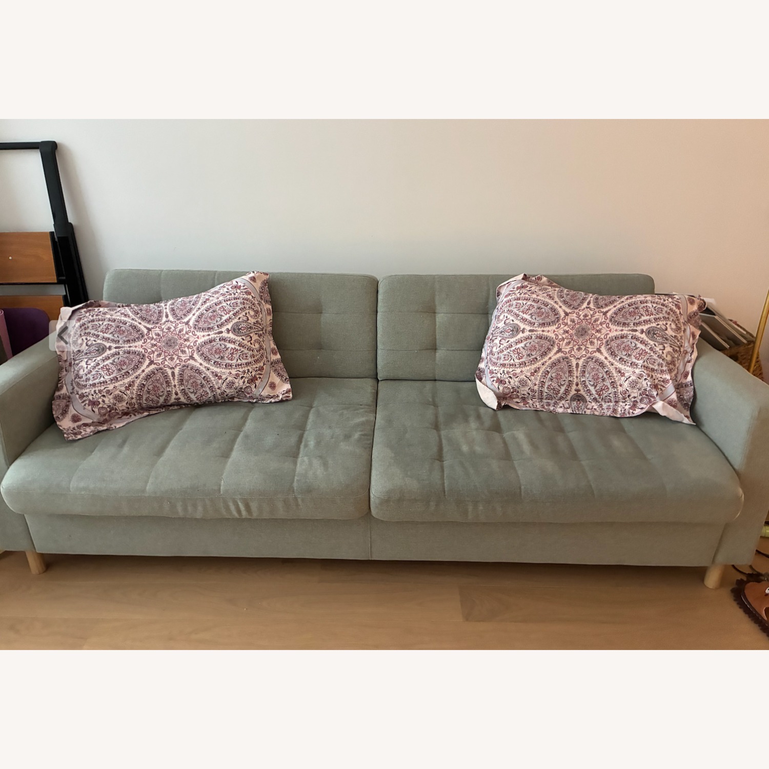 IKEA MORABO Sleeper Sofa Light Green - image-2