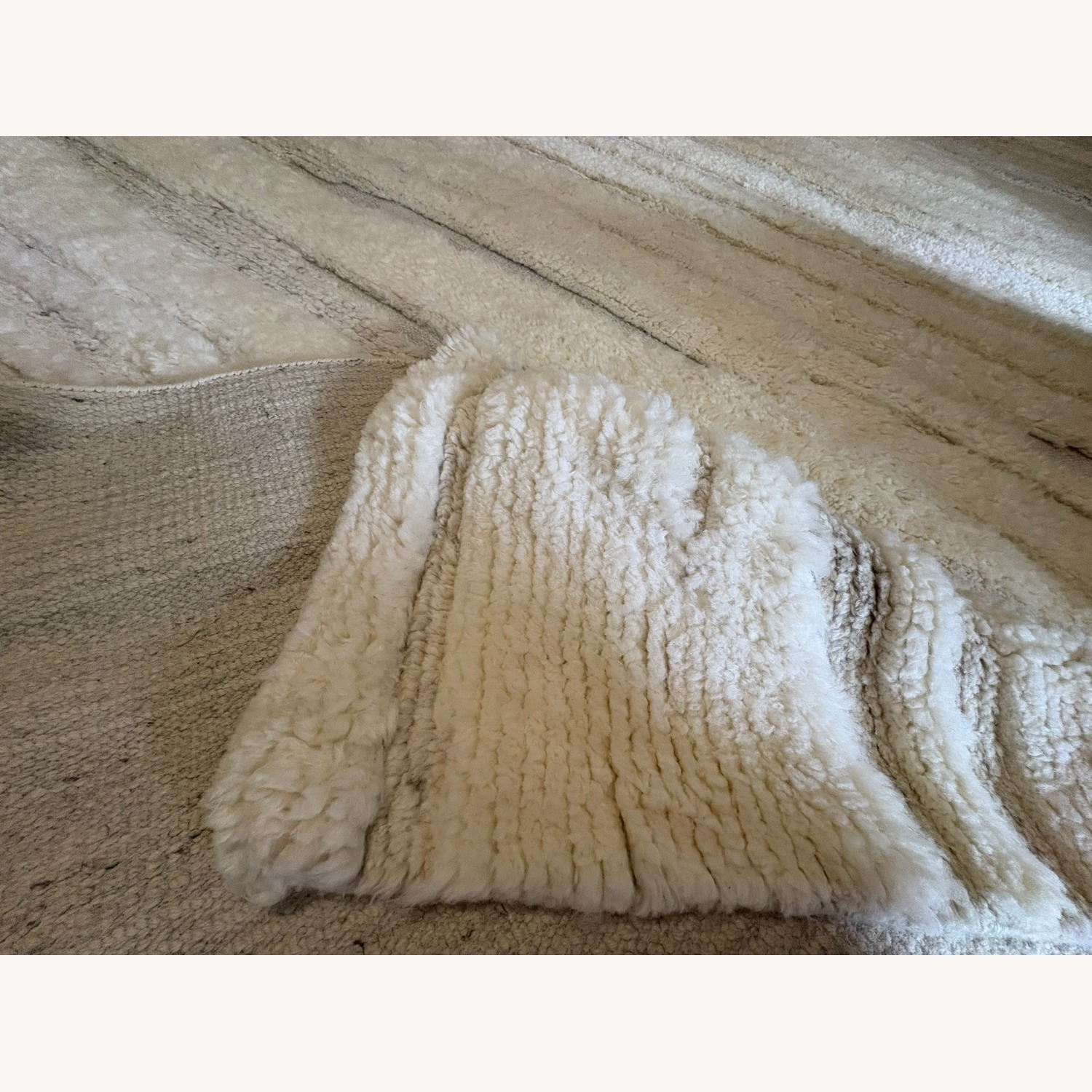 Restoration Hardware Eli Wool Rug – 12' × 15' Natural  - image-6