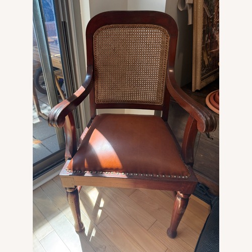 Used Vintage Anglo-Indian Antique Hardwood Accent Chair for sale on AptDeco