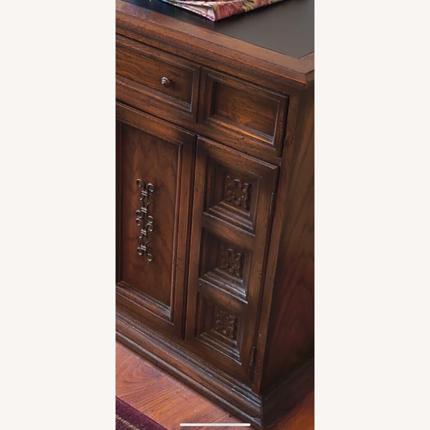Vintage/Antique Dark Brown Wood Sideboard - image-4