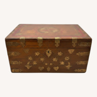 Burmese Teak Wood Chest