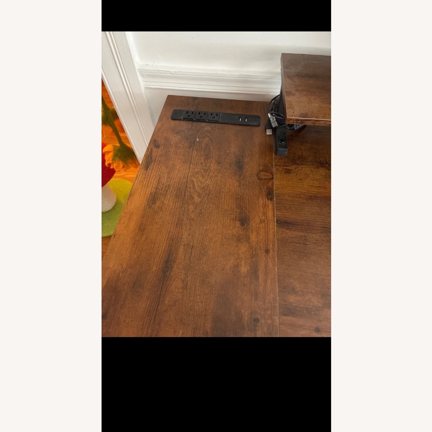Wayfair Dark Brown Wood Desk - image-3