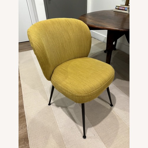 Used West Elm Greer Accent Chair Yellow for sale on AptDeco