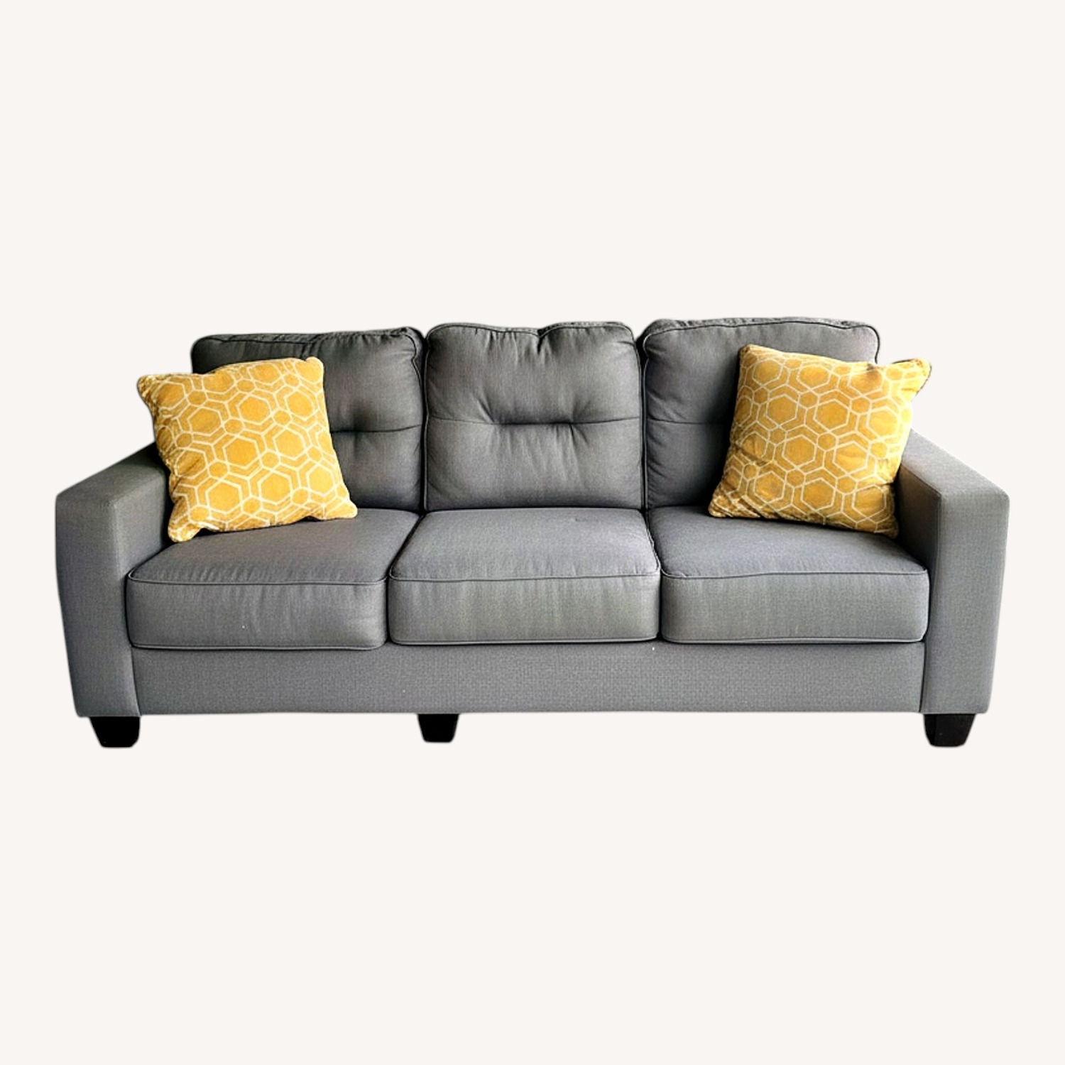 Light Gray 2 Piece Sectional - image-0