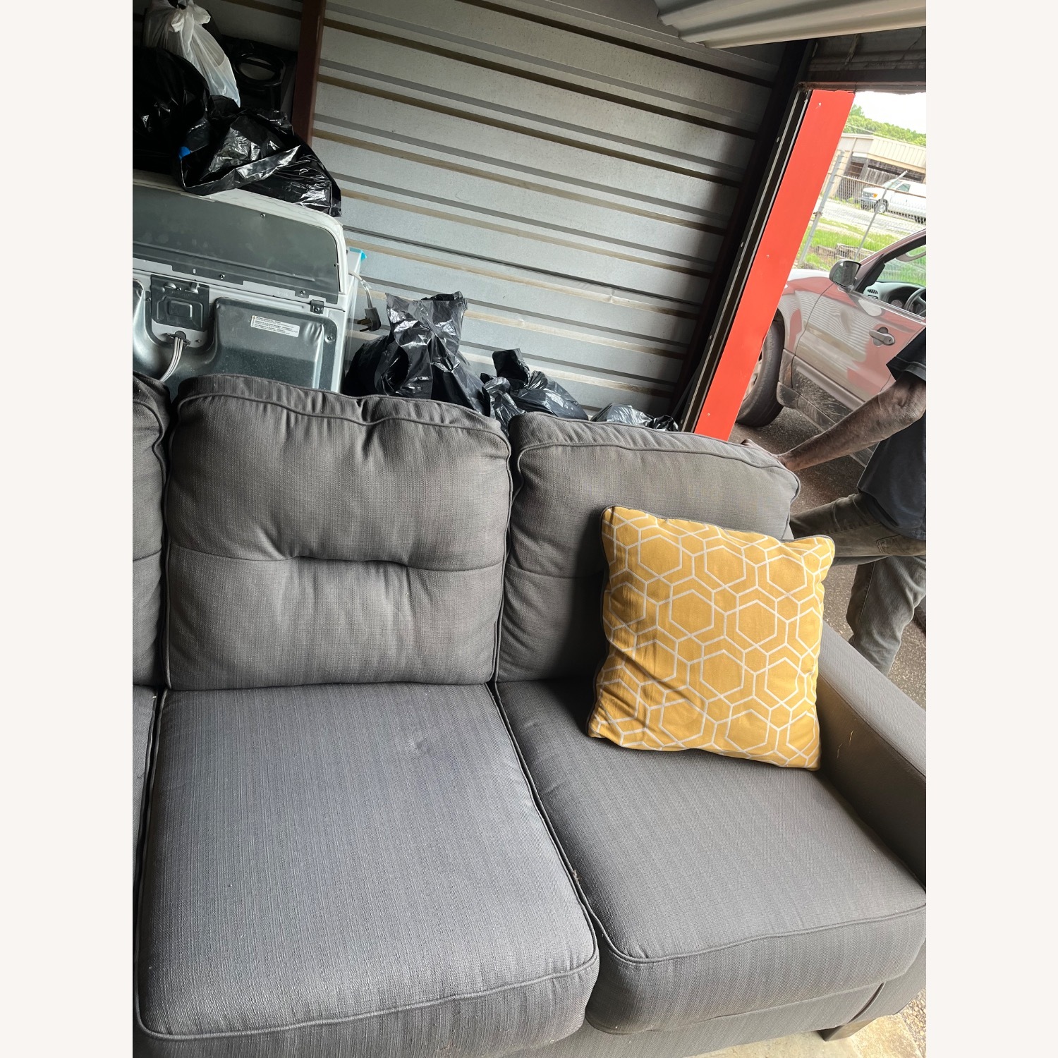 Light Gray 2 Piece Sectional - image-6