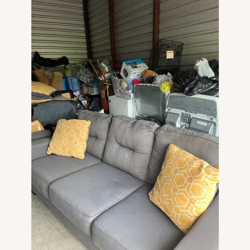 Used Light Gray 2 Piece Sectional for sale on AptDeco