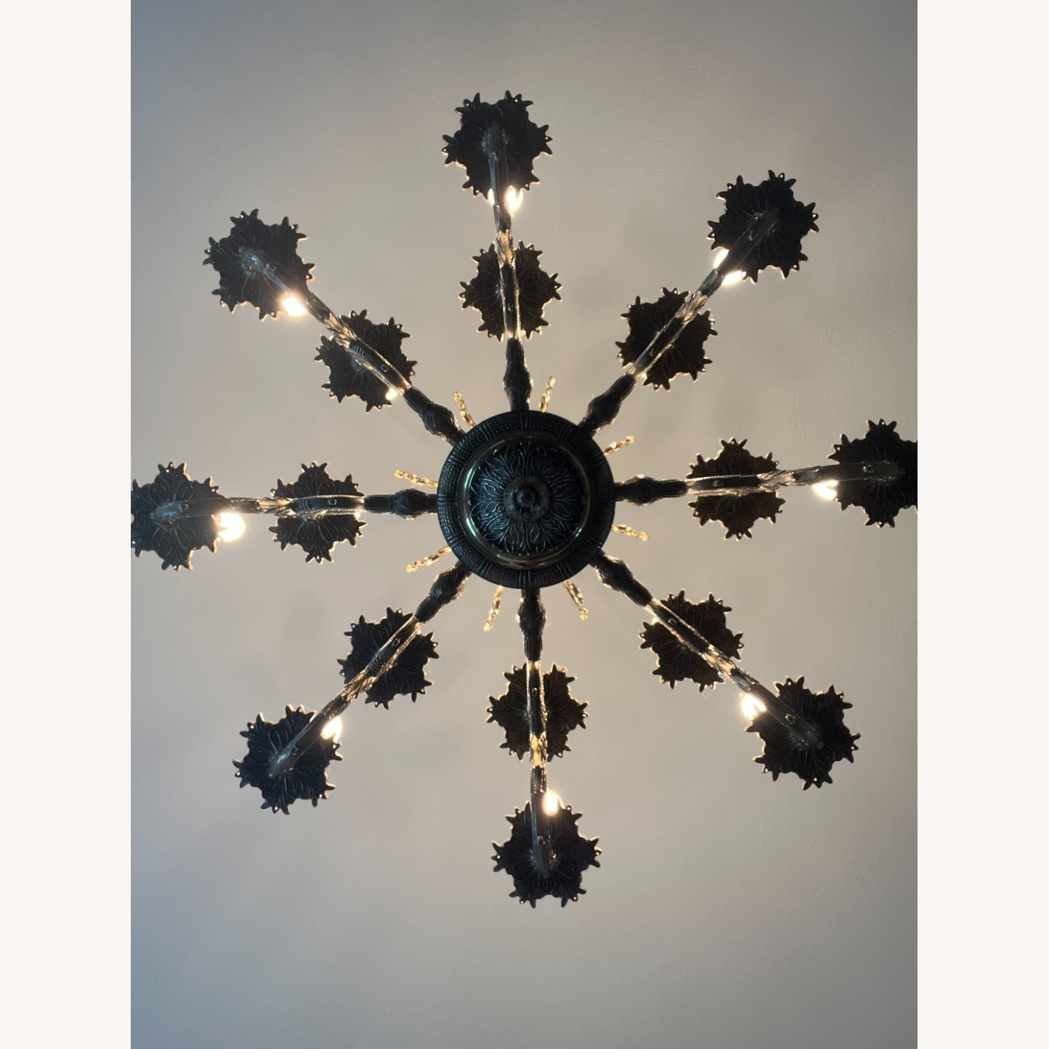 Antique Gold Brass Ceiling Lamp - image-2