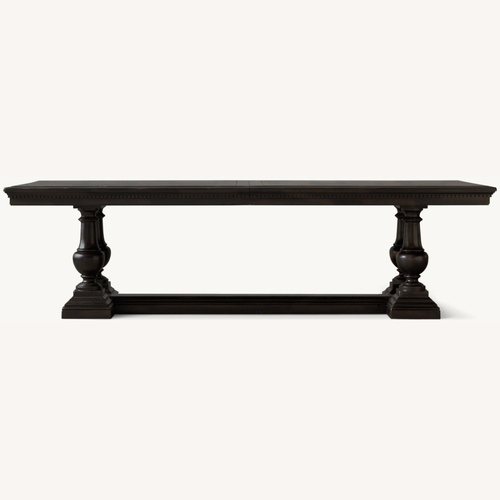Used Restoration Hardware Black Wood Dining Set for sale on AptDeco