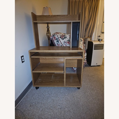 Used Light Brown Desk for sale on AptDeco