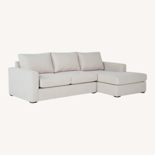 Used Araceli II Sand Sectional W Right Chaise for sale on AptDeco