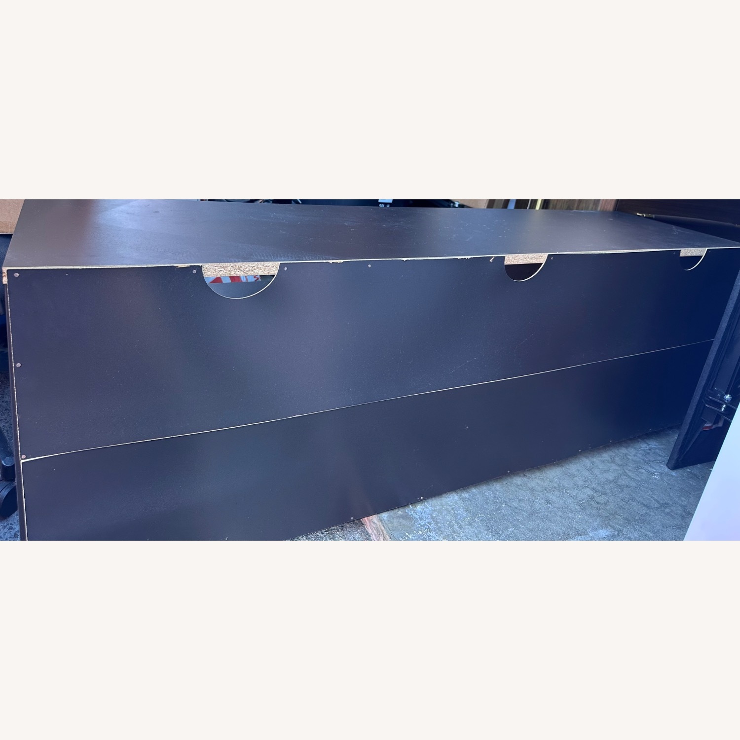 Black Wood Media Storage - image-4