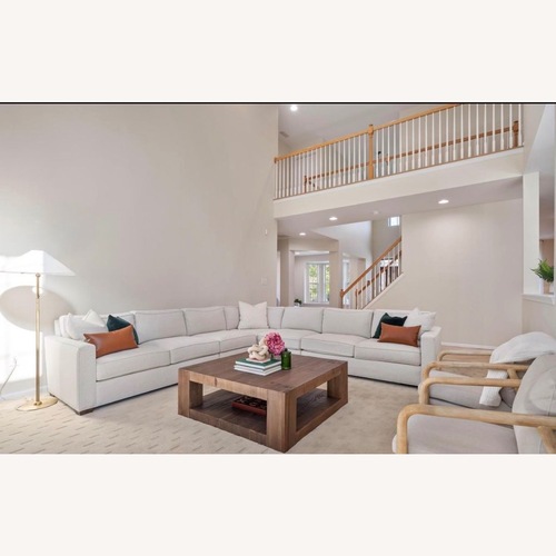 Used Pottery Barn Rockport Coffee Table for sale on AptDeco