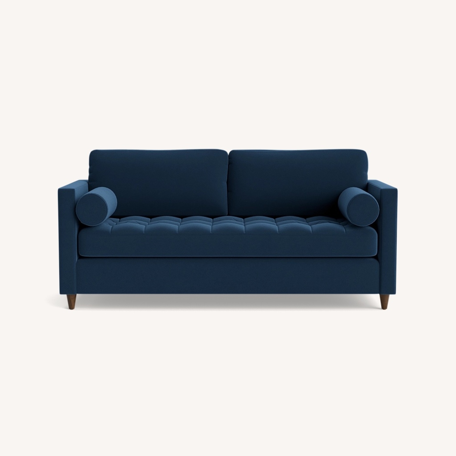 Joybird Blue Velvet Sleeper Sofa - image-4