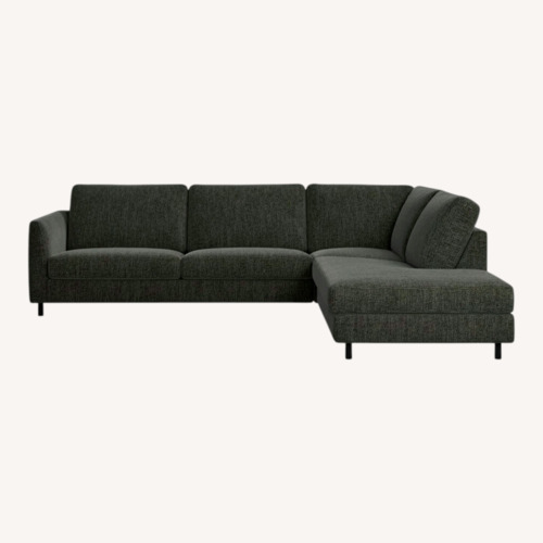 Used BoConcept Dark Gray Fabric 2 Piece Sectional for sale on AptDeco