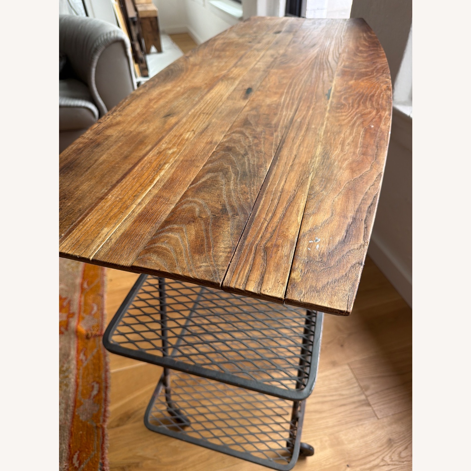 Vintage/Antique Natural Wood Bar Cart - image-5
