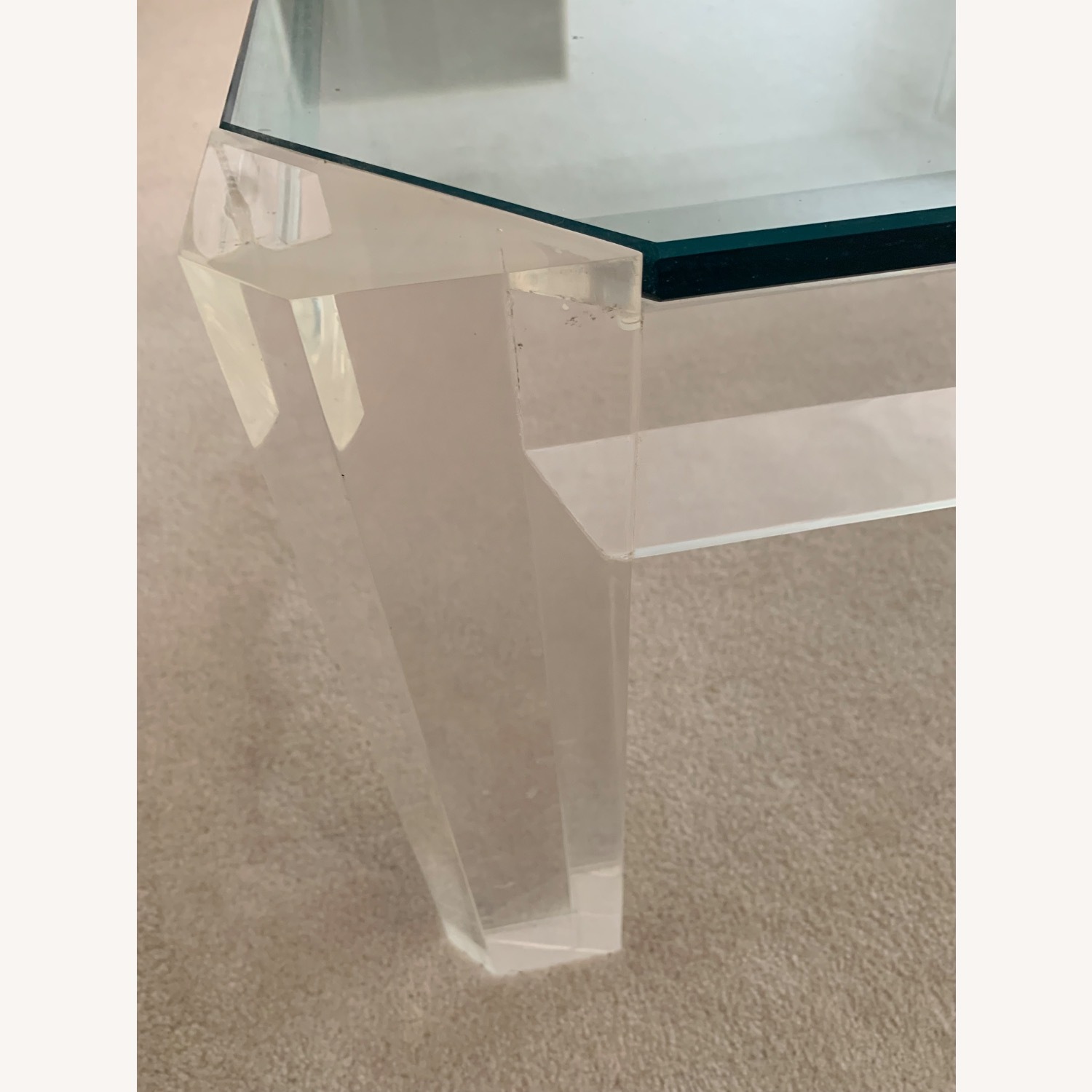 Vintage Lucite Large Coffee Table  - image-2