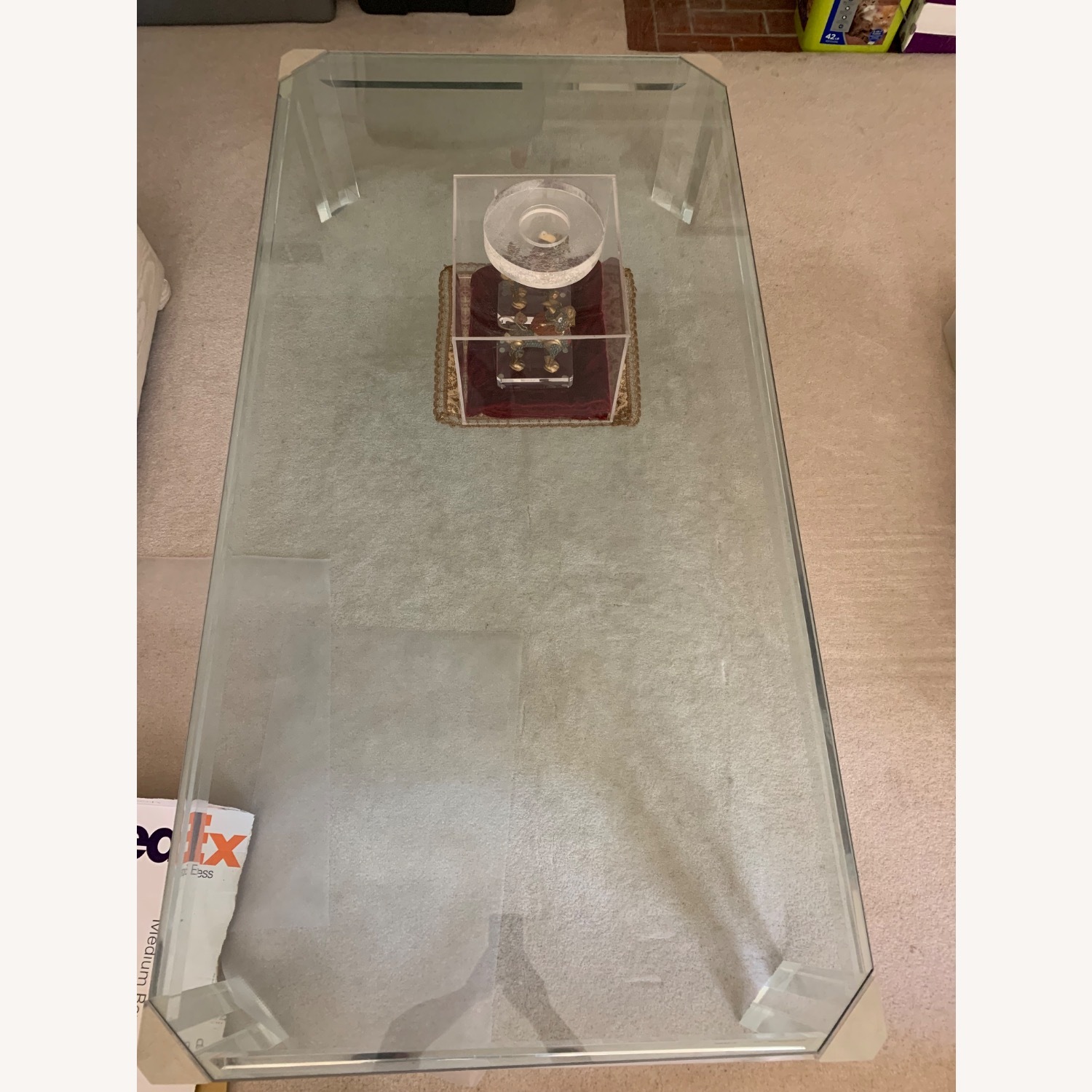 Vintage Lucite Large Coffee Table  - image-6