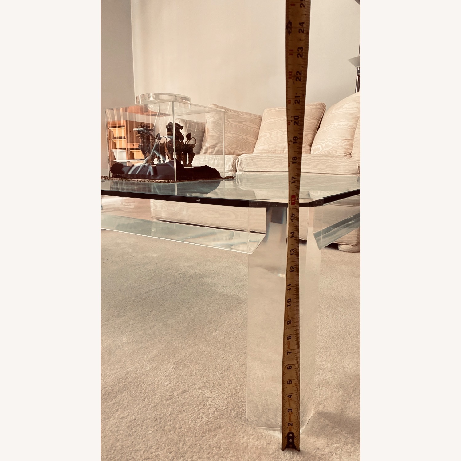 Vintage Lucite Large Coffee Table  - image-10