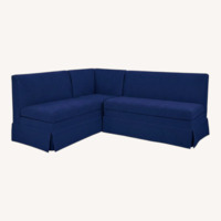 Navy Ballard Designs Corner Banquette