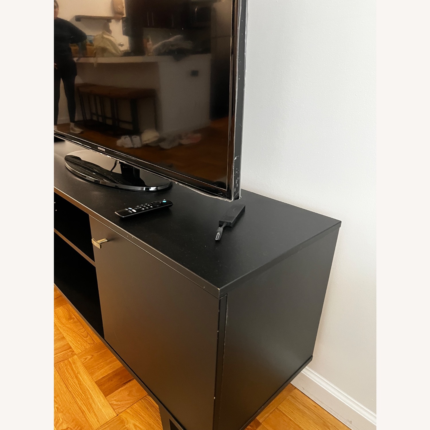 Black Wood Media Storage - image-4